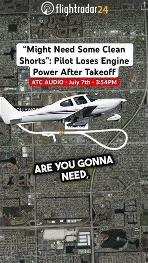 “Might Need Some Clean Shorts”: Pilot Loses Engine Power After Takeoff