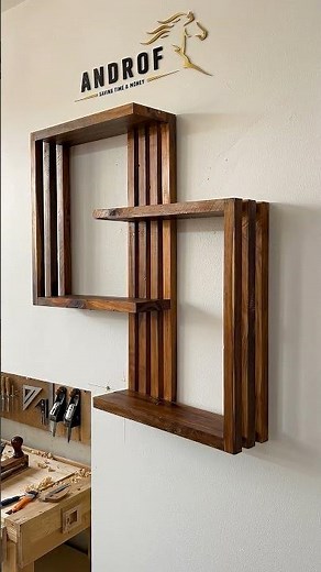 Build a Modular Wall Shelf You Can Reconfigure - DIY Wood Project #furniture #homedecor