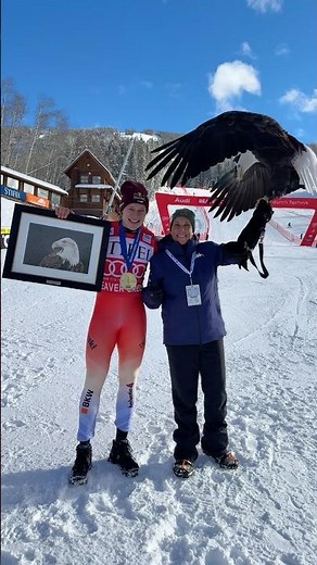 Striking a pose is different in Beaver Creek 😲🦅 #fisalpine #ski #shorts