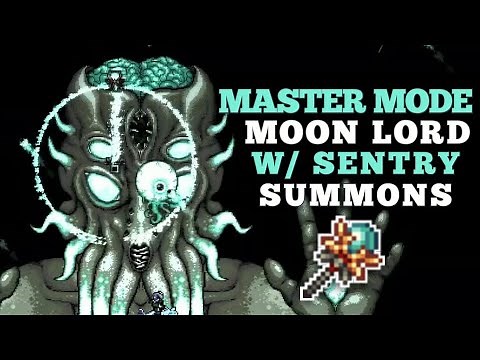 Terraria - Defeating Moon Lord as a Sentry Summoner (Master Mode)
