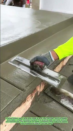 Concrete Finishing Trick Makes Every Step Look Perfect