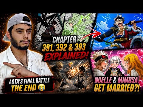 Asta VS Yuno Final Fight 🔥Wizard King Asta & Future Wife? | Black Clover Ending 😭 Chapter 390-92