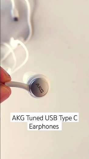 AKG Tuned Samsung USB type c wired earphone | unboxed IC100 Type-C Wired Earphone with mic White