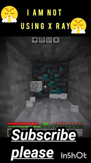I am not using x ray minecraft #minecraft