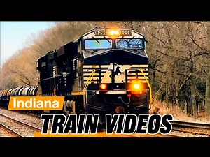 💥 Epic Indiana Railfanning Train Videos: Amtrak, BNSF, & NS (4K)