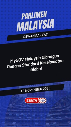 Aplikasi MyGOV Malaysia, yang menggunakan MyDigital ID sebagai pengesahan digital, mematuhi piawaian keselamatan antarabangsa. Menteri Digital, Gobind Singh Deo berkata, semua perkhidmatan yang disepadukan ke dalam aplikasi itu melalui ujian keselamatan, penilaian risiko dan audit sistem sebelum dibuka kepada pengguna. 'Yang sahih di RTM' #RTM #BeritaRTM #MalaysiaMadani #TaatSetia #BersamaMALAYSIAKU #RancakkanMADANI #MADANIBekerja | Berita RTM