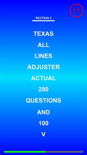 Texas All Lines Adjuster Actual 280 Questions and 100 Video Solutions 2026 Pass Guide