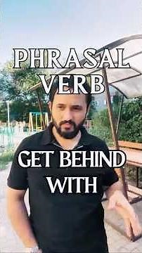 Phrasal Verb: GET BEHIND WITH | IELTS SPEAKING BAND 9