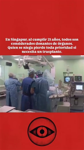 VERDADES IMPACTANTES on Instagram: "En Singapur, existe una legislación específica sobre la donación de órganos después de la muerte que difiere mucho del sistema voluntario tradicional presente en muchos países. La principal ley que regula este proceso es la Ley de Trasplante de Órganos Humanos (HOTA), vigente desde 1987, que establece un sistema de consentimiento presunto, conocido como opt out, para la donación de órganos. De acuerdo con esta ley, todos los ciudadanos y residentes permanentes