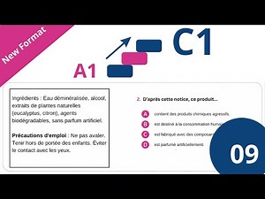 Compréhension écrite TEF CANADA - Reading Comprehension - New Exam format (2024) / Test 9