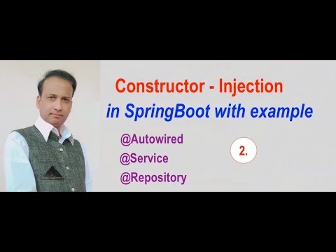 Contructor Injection In SpringBoot Part-2