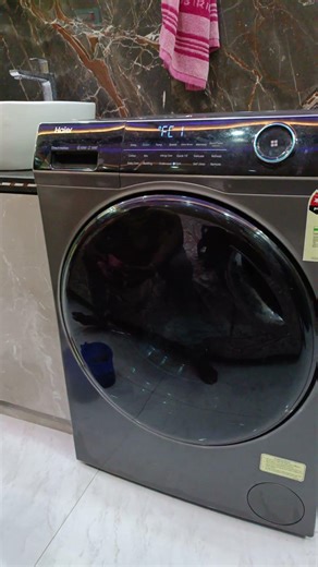 Haier front load washing machine FC1 problem solve #washingmachine