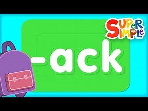 Word Family “ack” | Turn & Learn ABCs | Super Simple ABCs - Videos For Kids