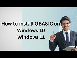 How to download and install Qbasic on Windows 10 and 11?