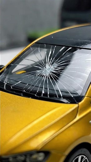 Volkswagen Polo Car Glass Repair #car #diecastcars #repair