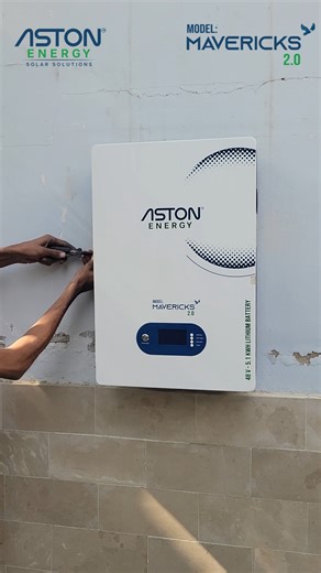 Aston Energy on Instagram: "Your guide to effortless energy storage is here! ☀️ See how easy it is to install the Aston Energy MAVERICKS 2.0 Battery in this quick tutorial. We walk you through the entire process, ensuring a smooth and successful setup. Reliable power starts with the right installation. Trust the MAVERICKS #AstonEnergy #MAVERICKS2 #SolarInstallation #BatterySetup #EnergyStorage #GreenEnergy #SolarSolutions #HomeSolar #DIY #EnergyEfficiency"
