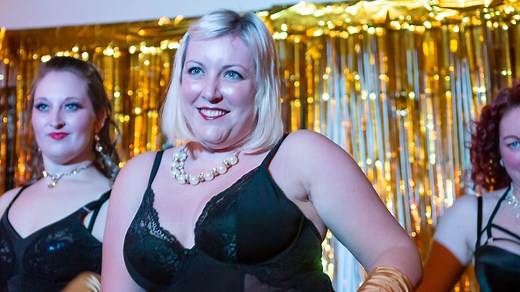Burlesque dance class 'boosts body confidence'
