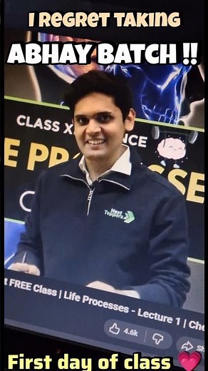 I regret taking Abhay Batch? 😭 | First Day Of Abhay Batch 🤌🏻 | Honest Review CBSE 10TH GRADER