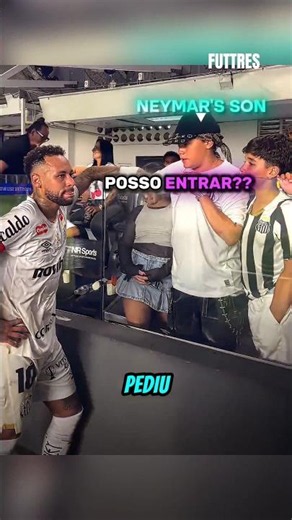 Davi está sempre apoiando o Neymar 🥹❤️