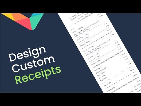 Step 6: Design Stunning Custom POS Receipts!