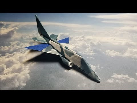 Scimitar Origami Fighter Jet Tutorial