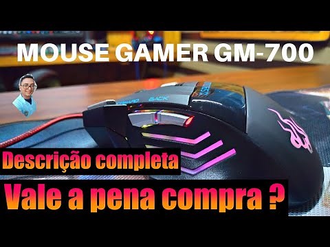 Mouse Gamer Usb 3200 Dpi Ótico 7 Botões X Soldado GM-700 _ Análise e review