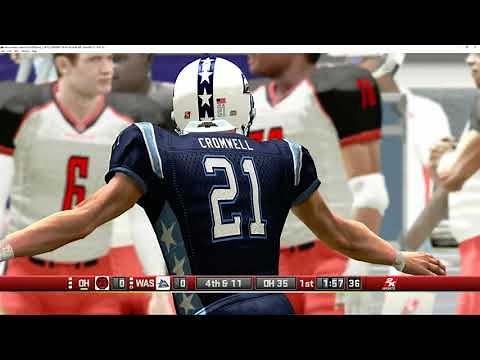 All-Pro Football 2K8 on XBOX 360 EMULATOR!! XENIA HD Gameplay PC