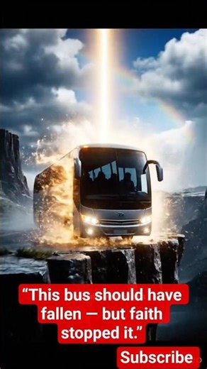 “The Bus Was About to Fall… Then Jesus Appeared ✝️😭” #viralvideo #shorts #jesus #motivation