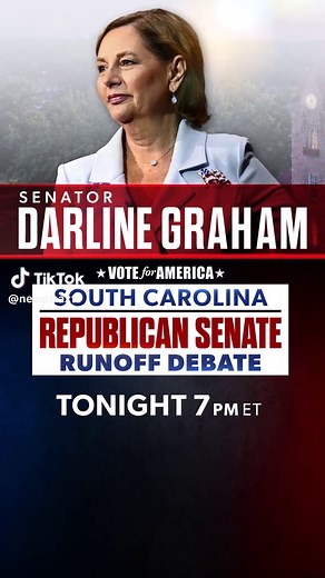 SC Senate Republican Debate: Graham vs. Norman LIVE on Newsmax