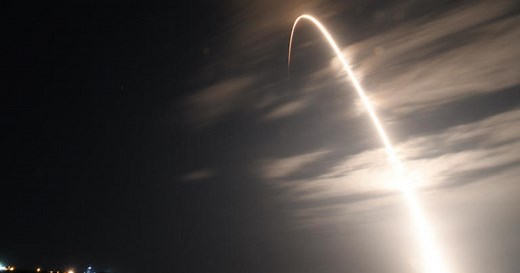 SpaceX launches communications satellite