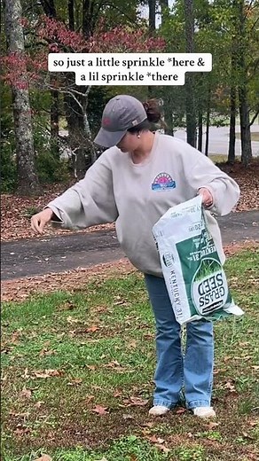 Using the Lawn & Garden Kentucky 31 Tall Fescue grass seed made for new lawns & overseeding