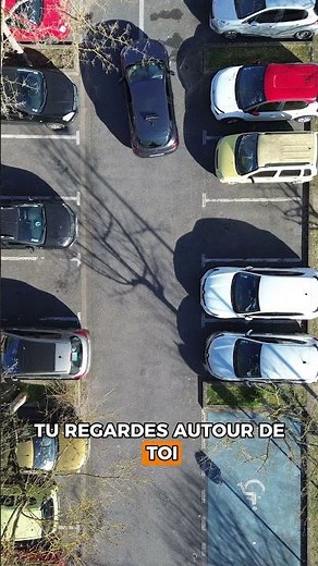 Se garer en bataille (méthode permis de conduire) #automobile #permisdeconduire #conduite