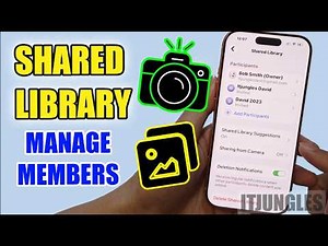 How to Add/Remove Contacts to iCloud Photos Shared Library on iPhone