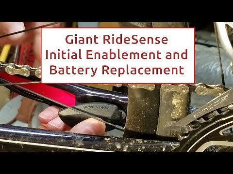 Giant RideSense Enablement and Battery Replacement