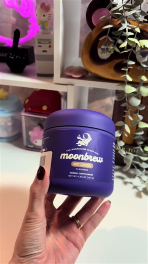 Genuinely my favorite part of my nighttime routine. Thank you @MoonBrew for putting me to sleep 🌙✨#cozytok #nighttimeroutine #cozylifestyle #selfcaretok #moonbrew