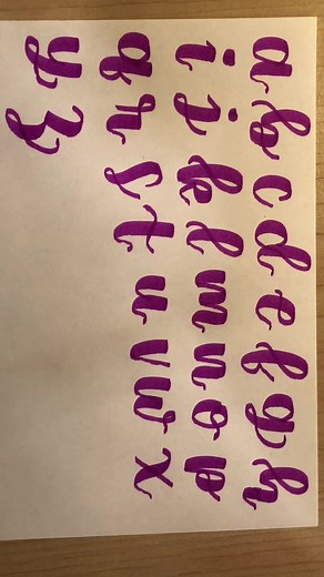 Reply to @annhascoffee #calligraphy #calligraphywriting #calligraphytutorial #alphabet