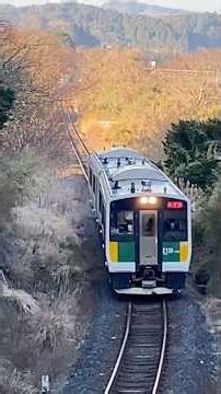 久留里線廃止予定区間を行くキハE130