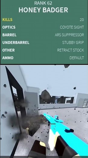 The 💖BEST💖 honey badger setup in Phantom Forces #shorts #setup