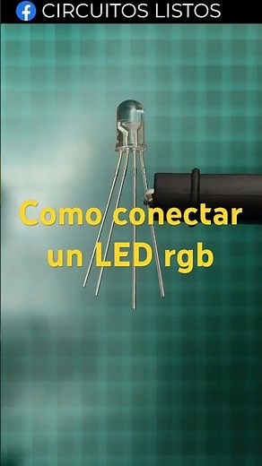 Como conectar un LED RGB #electronica