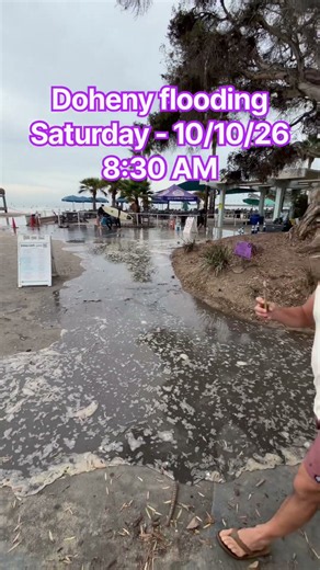 Doheny #flood tides rising fast!!!
