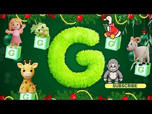 Letter G Phonics Song for Kids | Learn G Words with Fun Music | Ga Ga Go Rhyme