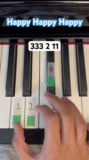 Happy Happy Happy - Easy Piano Tutorial #piano #pianomusic #pianolessons #pianotutorial