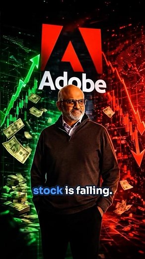 🔴 Adobe Stock Drops After CEO News