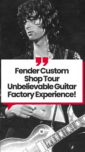 Fender Custom Shop Tour_ Unbelievable Guitar Factory Experience!