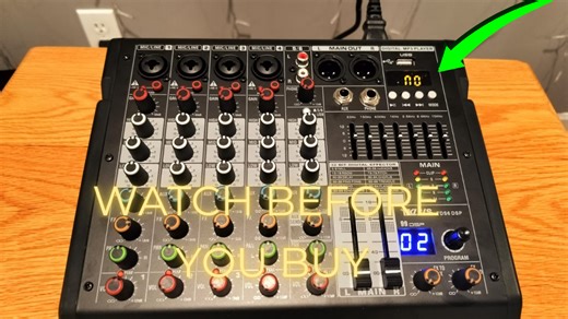 Watch Honest Review of 6 Channels Mixer on Amazon Live