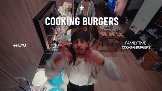 Enjoying Family Time While Cooking Burgers