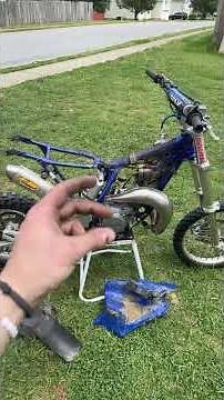 Part 1 of the YZ85 flipping build #dirtbike #2stroke #moto #mx #motorcycle #yz #yz85 #mechanic #fyp