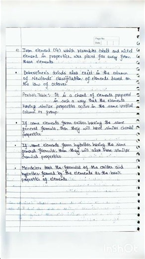 Newlands' octaves and Mendeleev's periodic table class10 chapter5 #chemistry #science