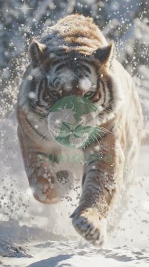 El Animal Más Majestuoso del Hielo ❄️✨: Conoce al Tigre Siberiano