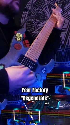 🎶 Fear Factory - "Regenerate" 🎶 #guitar #metal #shorts #rocksmith #guitarist #musician
